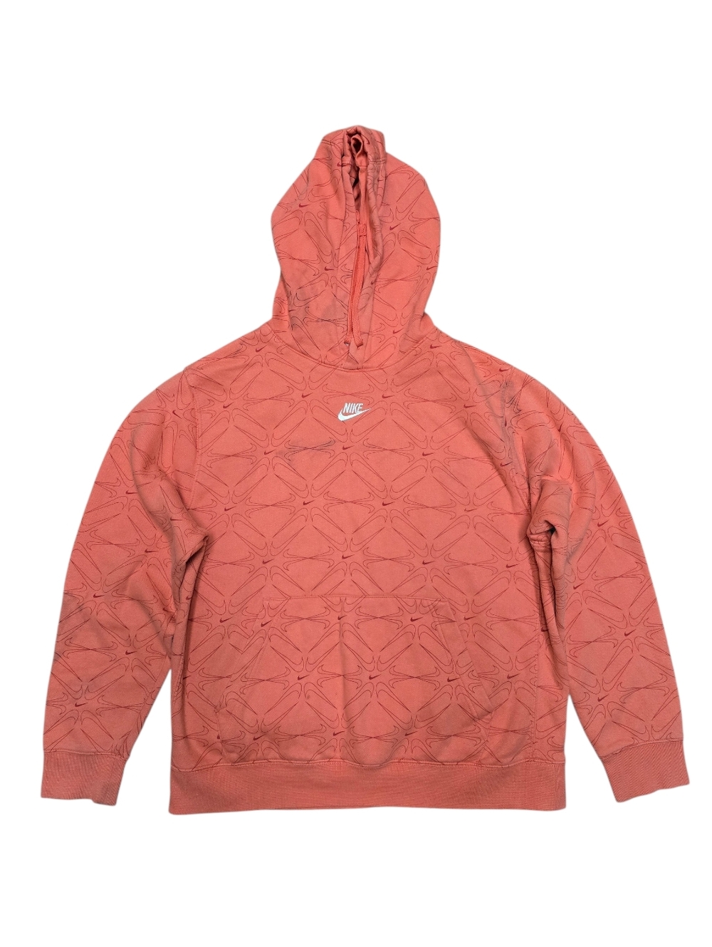 Nike Sportswear Club Fleece Pullover Hoodie Magic Ember Size L